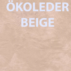 Stuhl Calvados mit Polsterung Ökoleder Beige