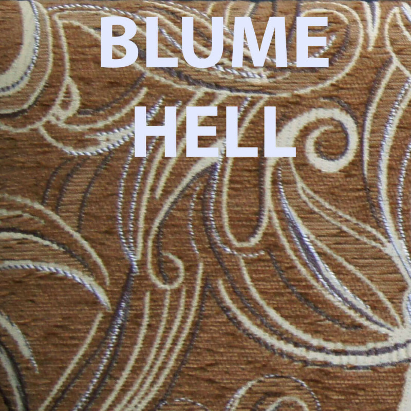 Stuhl Weiss mit Polsterung Blume Hell