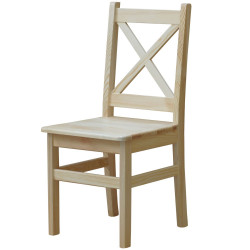 KRZESŁO KRZYŻYK SOSNOWE...