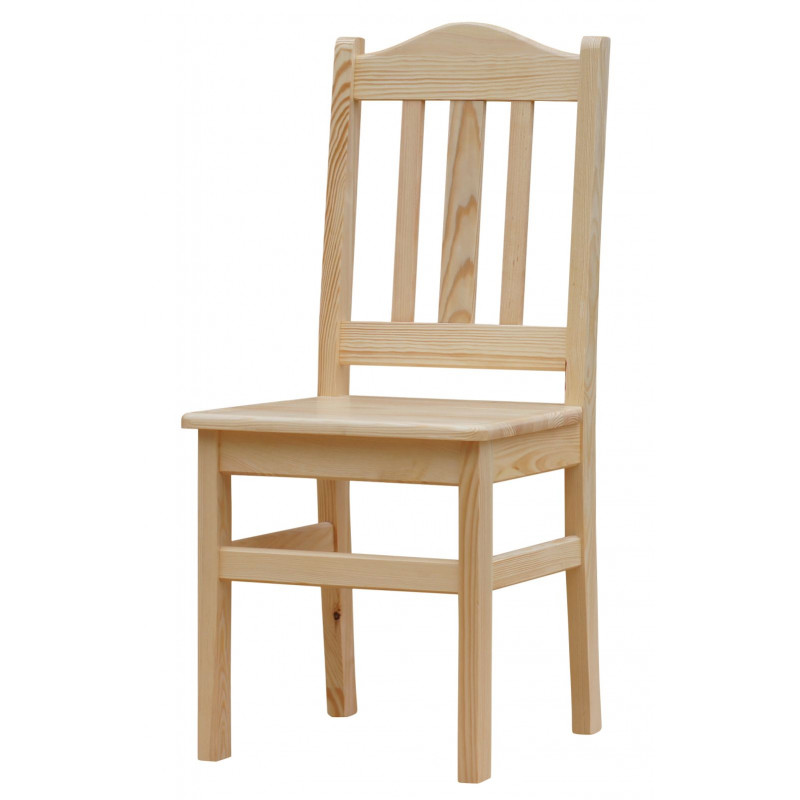 Grenenhouten stoel, blanke lak