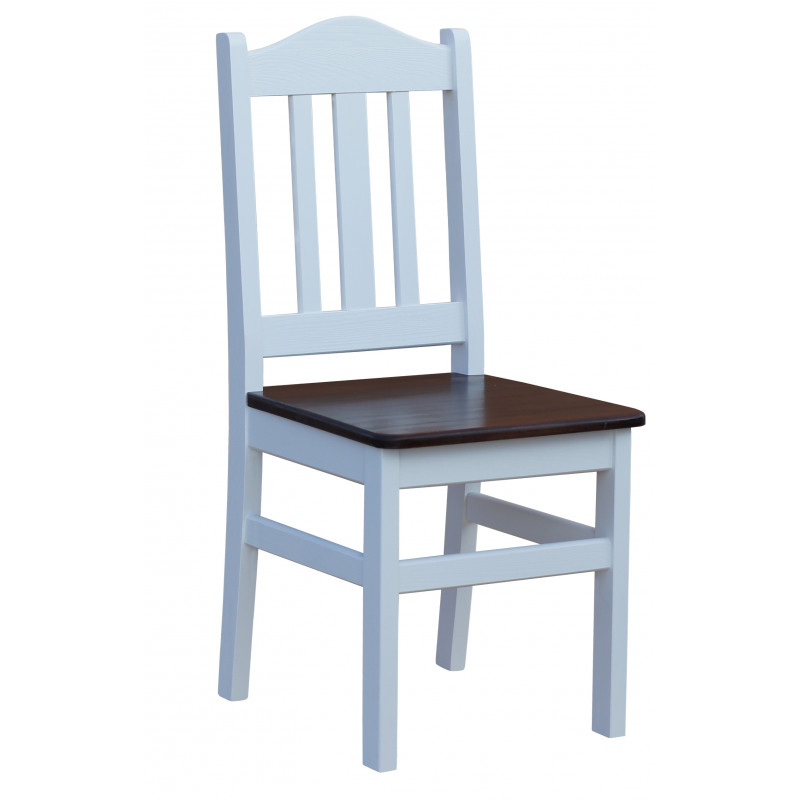 PINE CHAIR WHITE NUT