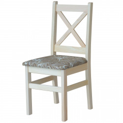 PINE CHAIR CROSS VARNISHED...