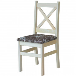 KRZESŁO KRZYŻYK BEZBARWNY...