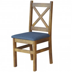 KRZESŁO KRZYŻYK DĄB...