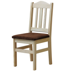 Stuhl Kiefer Lackiert mit...