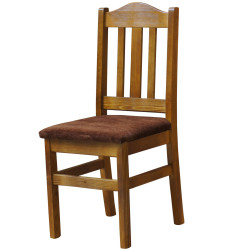 PINE CHAIR OAK UPHOLSTERY...