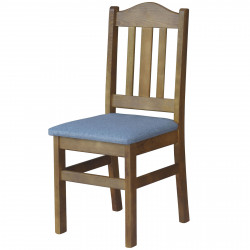 PINE CHAIR OAK UPHOLSTERY...