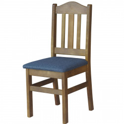 PINE CHAIR OAK UPHOLSTERY...