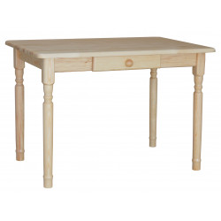 STÓŁ SOSNOWY LAKIEROWANY Z...