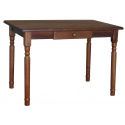 TABLE PINE WOOD NUT TURNED...