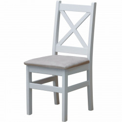 PINE CHAIR CROSS  WHITE...