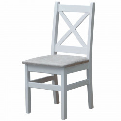 PINE CHAIR CROSS WHITE...