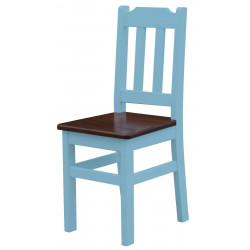 Stuhl Blau , Sitz Nuss