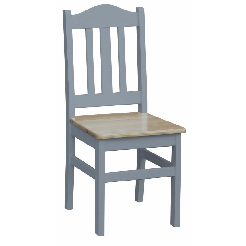 PINE CHAIR GRAY VARNISHED