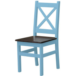 Stuhl Blau , Sitz Nuss