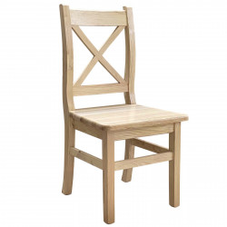 Stuhl Unbehandelt Kiefer Holz