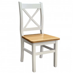 Stuhl weiß Sitzfarbe Alder