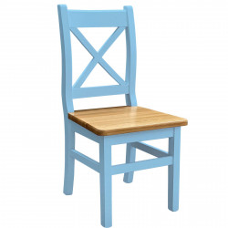 PINE CHAIR BLUE CROSS WAVE...