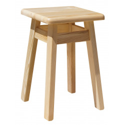 PINE STOOL VARNISHED