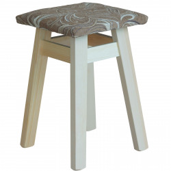 STOOL VARNISHED UPHOLSTERY...