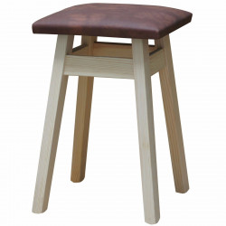 STOOL VARNISHED UPHOLSTERY...