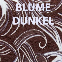 Schemel Eiche mit Polsterung Blume Dunkel