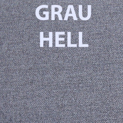 Schemel Weiß mit Polsterung Grau Hell