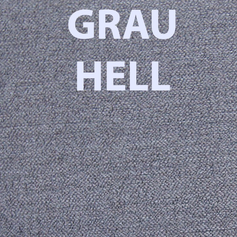 Schemel Weiß mit Polsterung Grau Hell