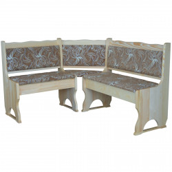 CORNER BENCH VARNISHED...