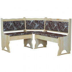 CORNER BENCH VARNISHED...