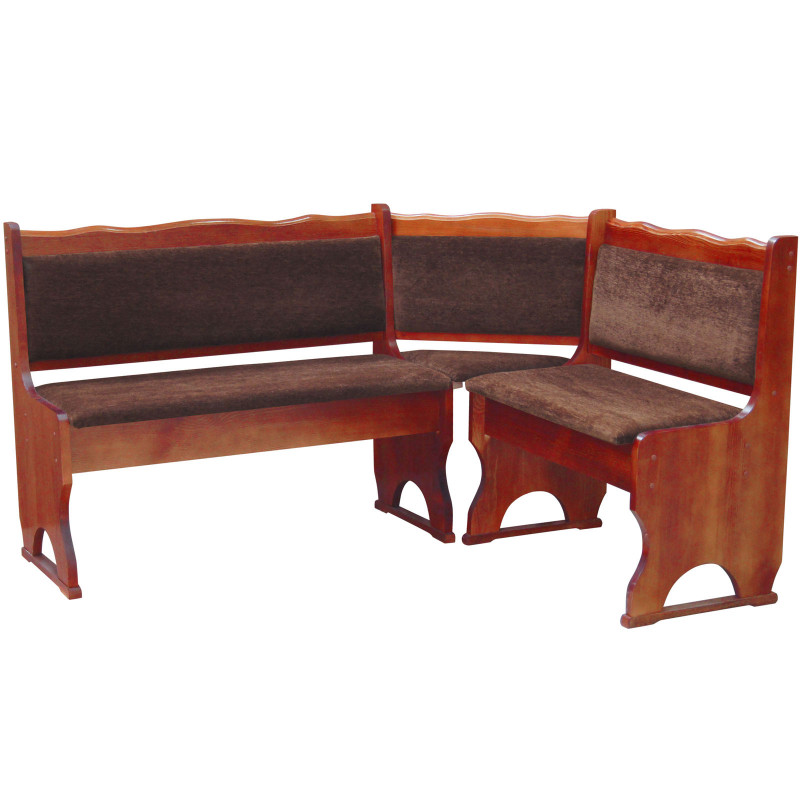 CORNER BENCH CALVADOS BROWN