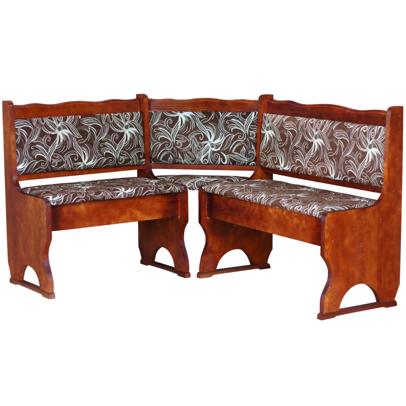 CORNER BENCH CALVADOS FLOWER DARK