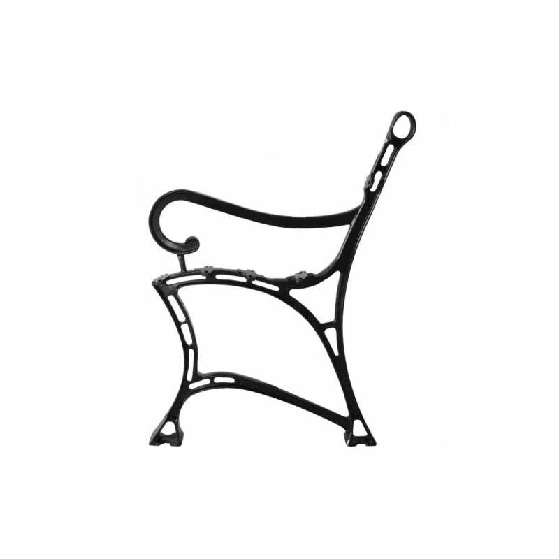 GARDEN BENCH 60 CM WITH ARMRESTS