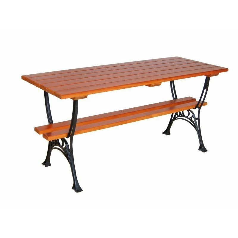 Gartentisch 160 × 65 cm, Kiefer und Aluminium