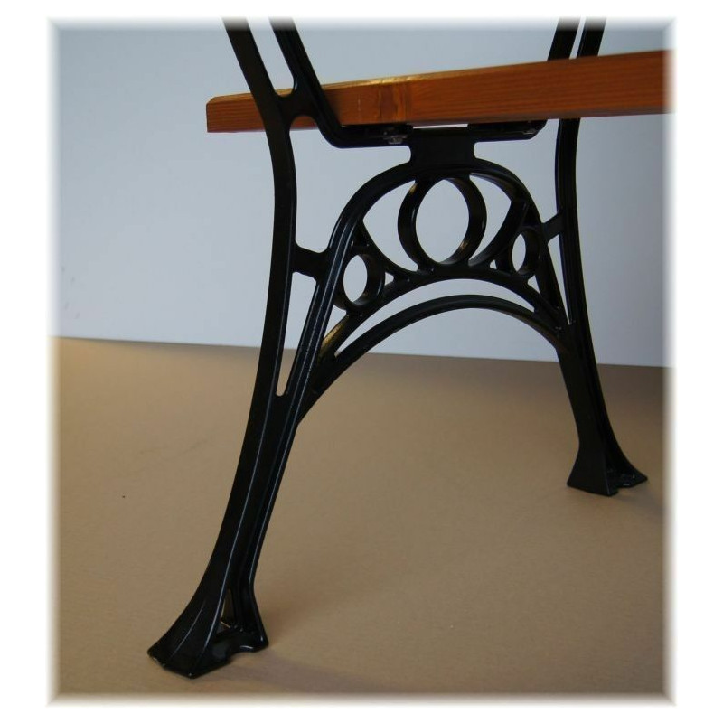 160 × 65 cm tuintafel, grenenhout en aluminium