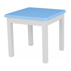 Kindertisch Weiß/Blau