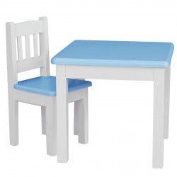 MEBLE DZIECIĘCE BIEL/NIEBIESKI