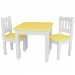 MEBLE DZIECIĘCE BIEL/ŻÓŁTY