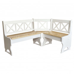 CORNER BENCH CROSS WHITE...