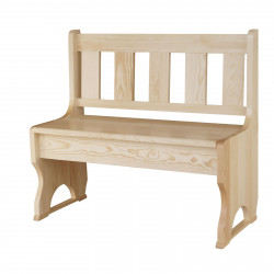PINE BENCH RUNG SOLID WOOD RAW
