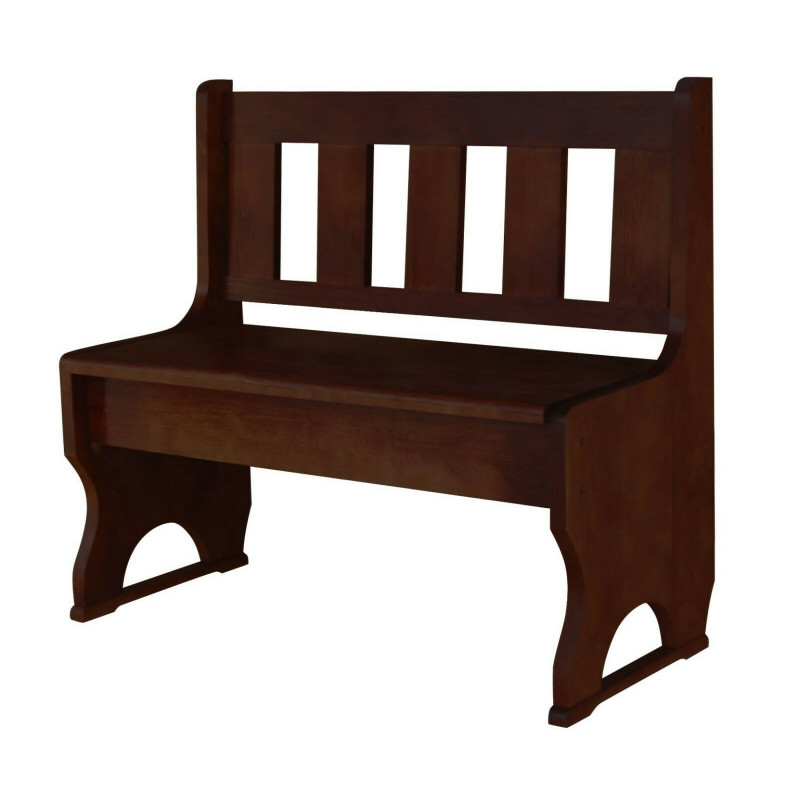 PINE BENCH RUNG SOLID WOOD NUT