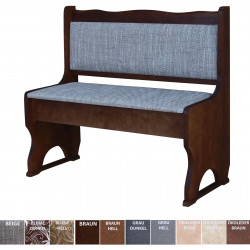 PINE BENCH SOLID WOOD NUT...