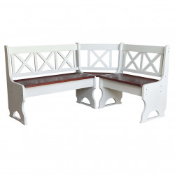 CORNER BENCH CROSS WHITE...