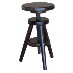 TABORET REGULOWANY ORZECH