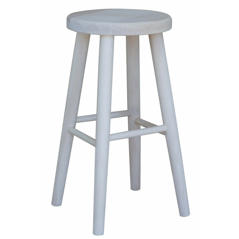 Beukenhouten barkruk, 61 cm, onbehandeld