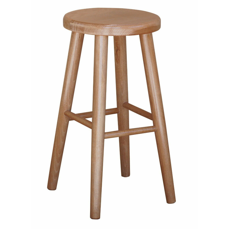 Beukenhouten barkruk, 61 cm, elzenkleur
