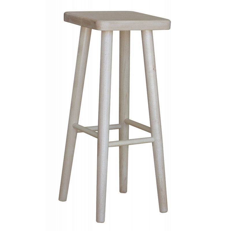 Beukenhouten barkruk, 72 cm, blanke lak