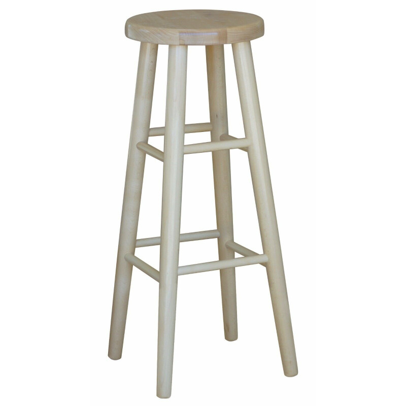 Beukenhouten barkruk, 82 cm, blanke lak
