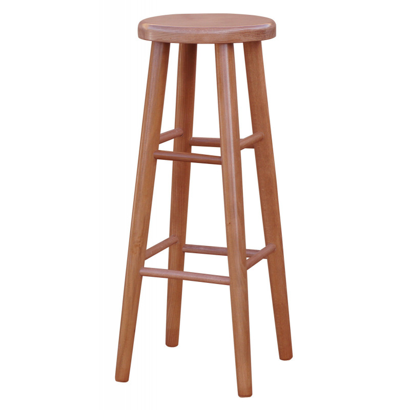 Sgabello da bar in faggio, 82 cm, colore ontano