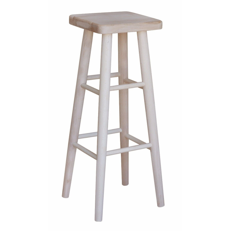 Bartstuhl Hocker Neu 82 cm Hoch Unbehandelt